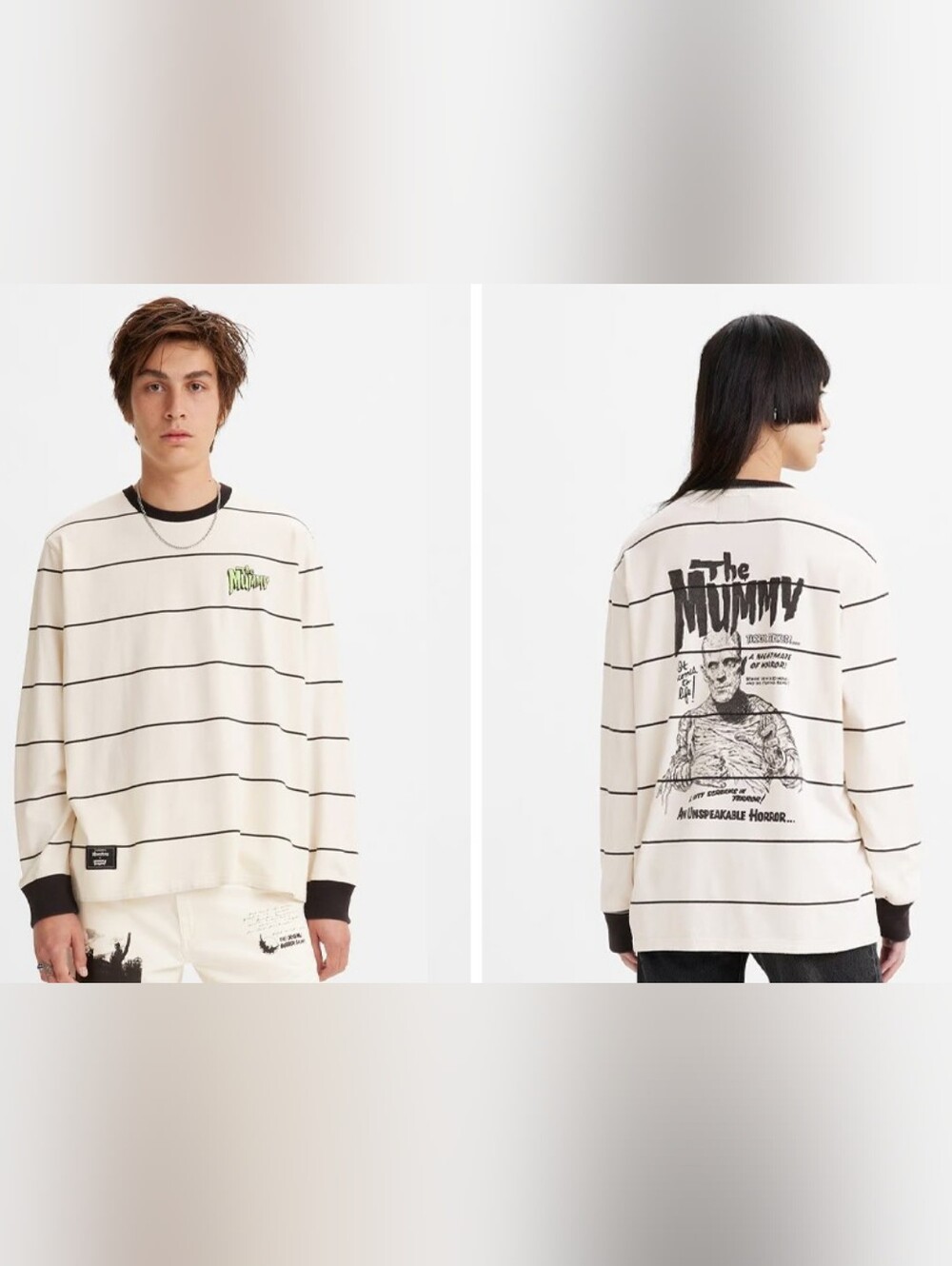 Universal Monsters x Levis Collab The Mummy Long Sleeve Shirt